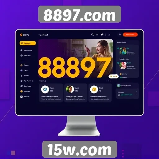 Interface do usuário do 8897.com é intuitiva e acessível