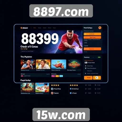 Análise da interface do usuário do 8897.com